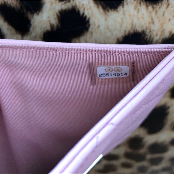 Chanel Caviar pink flap wallet - Picture 7 of 10